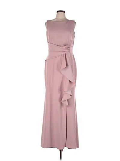 Pre-owned Betsy & Adam Cocktail Dress In Pink