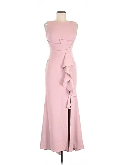 Pre-owned Betsy & Adam Cocktail Dress In Pink