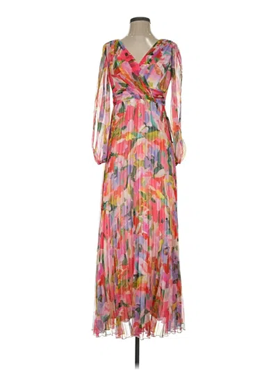 Pre-owned Betsy & Adam Cocktail Dress In Pink