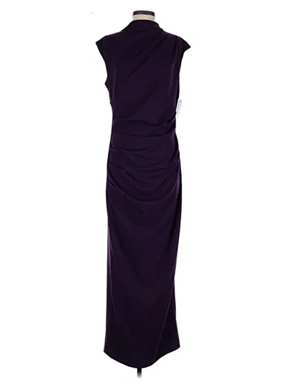 Pre-owned Betsy & Adam Cocktail Dress In Purple
