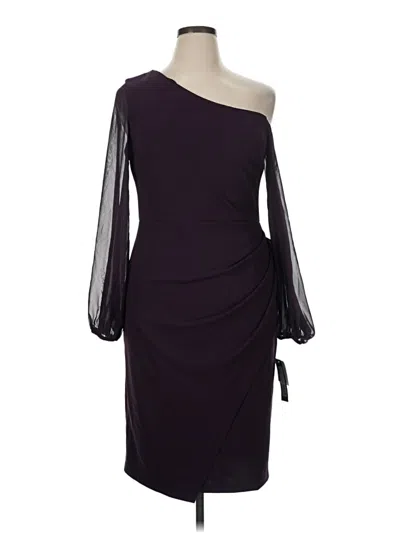 Betsy & Adam Cocktail Dress In Purple