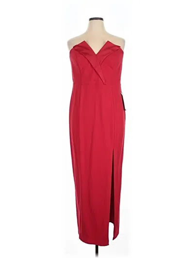 Betsy & Adam Cocktail Dress In Red