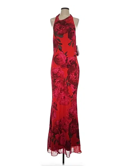 Betsy & Adam Cocktail Dress In Red