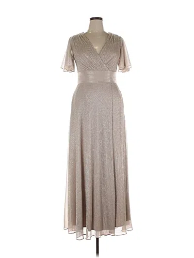 Betsy & Adam Cocktail Dress In Brown