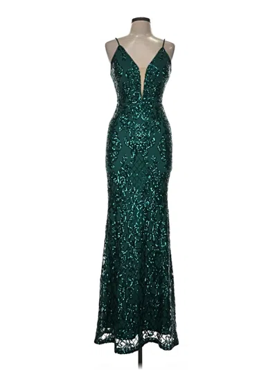 Betsy & Adam Cocktail Dress In Teal