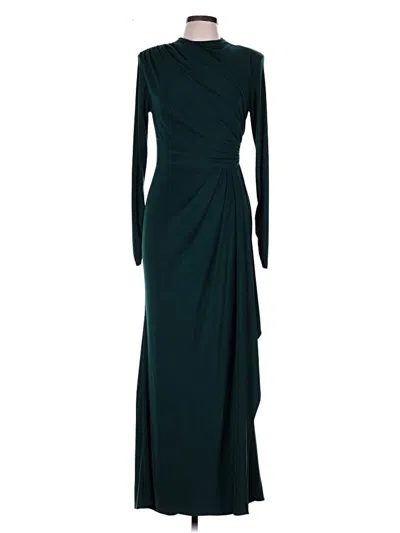 Pre-owned Betsy & Adam Cocktail Dress In Teal
