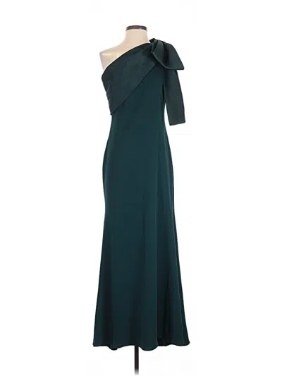 Pre-owned Betsy & Adam Cocktail Dress In Teal