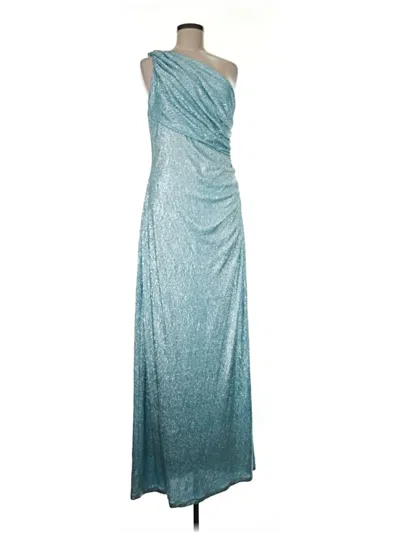 Pre-owned Betsy & Adam Cocktail Dress In Teal