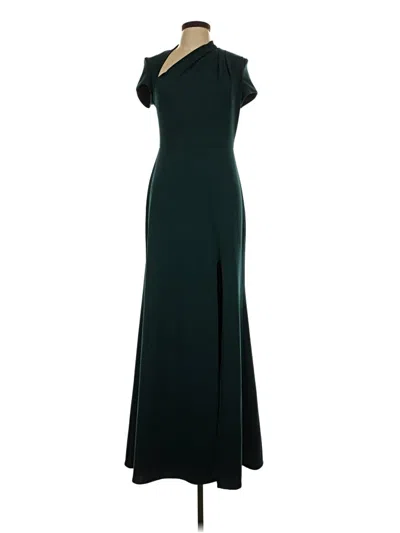 Pre-owned Betsy & Adam Cocktail Dress In Teal