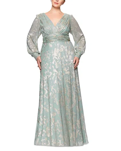 Betsy & Adam Foiled Gown