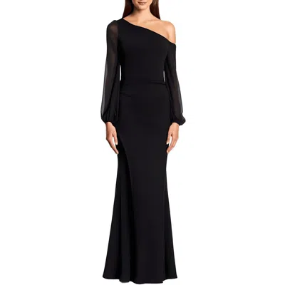 BETSY & ADAM WOMENS PLEATED POLYESTER EVENING DRESS