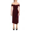 BETSY & ADAM WOMENS SCUBA CREPE SHEATH DRESS