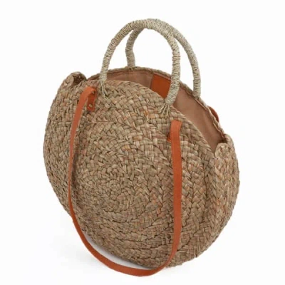Betsy & Floss Corfu Round Basket Bag