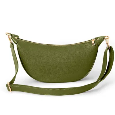 Betsy & Floss Women's Ambra Crossbody Waist Bag In Olive Green