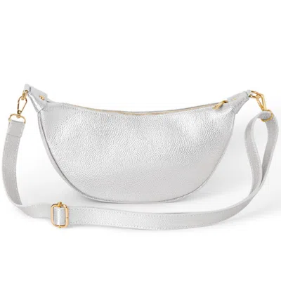 Betsy & Floss Women's Ambra Crossbody Waist Bag In Silver