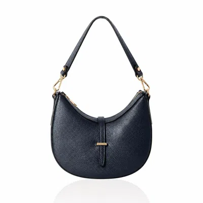 Betsy & Floss Women's Blue Pienza Crescent Bag -with Two Straps In Navy