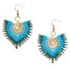 Betsy & Floss Women's Blue Statement Earring In Aqua In Blue