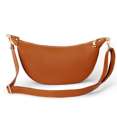 Betsy & Floss Women's Brown Ambra Crossbody Waist Bag In Tan