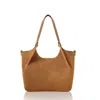 Betsy & Floss Women's Brown Marche Suede Tote Bag In Tan In Brown