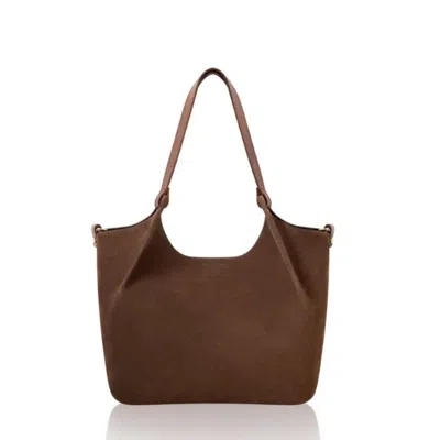 Betsy & Floss Women's Brown Marche Tote Handbag In Light Chocolate