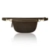 Betsy & Floss Women's Brown Rivoli Suede Crossbody & Waist Bag In Dark Chocolate In Brown