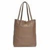 Betsy & Floss Women's Brown Soft Leather Tote Bag In Dark Taupe In Brown