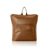 Betsy & Floss Women's Brown Tivoli Leather Backpack Or Shoulder Bag In Tan In Brown