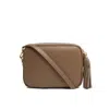 Betsy & Floss Women's Brown Verona Crossbody Tassel Bag In Dark Taupe In Brown