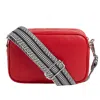 Betsy & Floss Women's Crossbody Bag In Red With Interchangeable Straps In Red