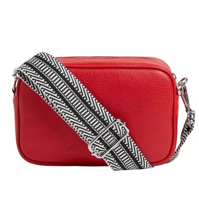 Betsy & Floss Women's Crossbody Bag In Red With Interchangeable Straps In Orange