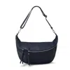Betsy & Floss Women's Emilia Large Crossbody Waist Bag In Navy Blue In Blue