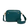 Betsy & Floss Women's Green Sienna Crossbody Bag In Dark Teal In Green