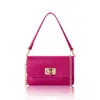 Betsy & Floss Women's Jesi Handbag And Clutch Bag In Fuchsia Pink In Pink