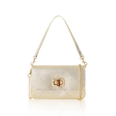 Betsy & Floss Women's Jesi Handbag And Clutch Bag In Gold