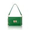 Betsy & Floss Women's Jesi Handbag And Clutch Bag In Green In Green
