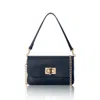 Betsy & Floss Women's Jesi Handbag And Clutch Bag In Navy Blue In Blue