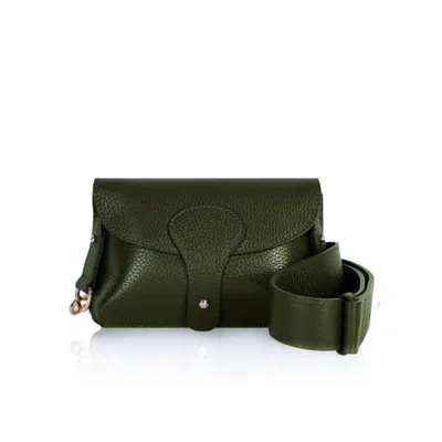 Betsy & Floss Women's Large Luca Crossbody Bag In Olive Green