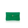 Betsy & Floss Women's Medium Popper Leather Purse In Green In Green