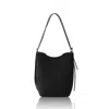 Betsy & Floss Women's Melfi Suede Bucket Tote Bag In Black In Black