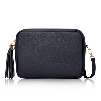 Betsy & Floss Women's Modena Large Crossbody Tassel Bag In Navy Blue