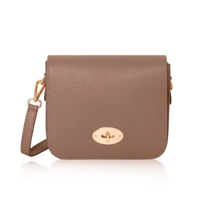 Betsy & Floss Women's Neutrals Catania Handbag In Dark Taupe In Multi