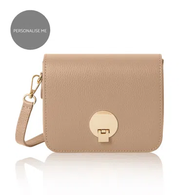 Betsy & Floss Women's Neutrals Giulia Handbag In Light Taupe In Black/yellow
