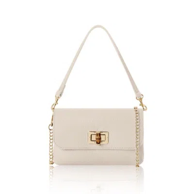 Betsy & Floss Women's Neutrals Jesi Handbag And Clutch Bag In Cream In White