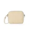 Betsy & Floss Women's Neutrals Maya Raffia Straw And Leather Crossbody Bag In Cream In Multi