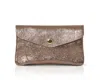 Betsy & Floss Women's Neutrals Medium Popper Leather Purse In Bronze In Multi