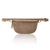 Betsy & Floss Women's Neutrals Rivoli Suede Crossbody & Waist Bag In Dark Taupe In Multi