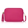 Betsy & Floss Women's Pink Modena Large Crossbody Tassel Bag In Fuchsia In Pink