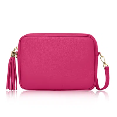 Betsy & Floss Women's Pink Modena Large Crossbody Tassel Bag In Fuchsia