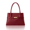 Betsy & Floss Women's Pink / Purple Loreto Handbag In Burgundy