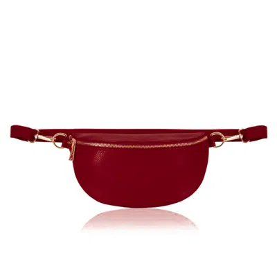 Betsy & Floss Women's Red Zadar Crossbody Waist Bag In Burgundy